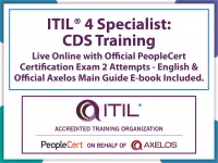 ITIL® 4 Specialist: Create Deliver and Support (CDS) - Live Online and PeopleCert Exam Offer.