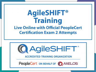 AgileSHIFT® Training - Live Online and PeopleCert Exam Offer.