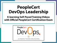 PeopleCert DevOps Leadership E-learning by PeopleCert in English, Self-Paced Learning Videos with Official PeopleCert Certification Exam 2 Attempts. Course Code: DEVOPSLEAD-E-2