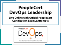 PeopleCert DevOps Leadership (DOL) Live Online Training in English & Official PeopleCert Certification with 2 Attempts Code: DEVOPSLEAD-L-2