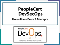 DevSecOps Live Online in English & Official PeopleCert Certification with 2 Attempts Code: DEVSECOPS-L-2