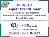 PRINCE2® Agile Practitioner E-learning by PeopleCert Self-Paced Learning Videos and Official PeopleCert Certification Exam 2 Attempts. Course code: PRINCE2APR-E-2
