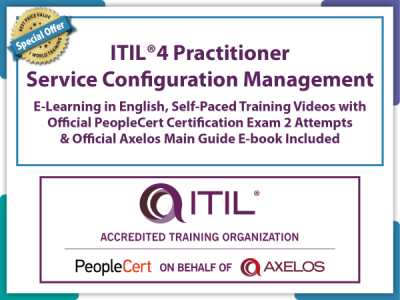 ITIL 4 Practitioner: Service Configuration Management – eLearning and PeopleCert Exam Offer.